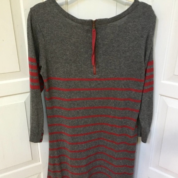 Hatley Gray & Red Striped Knit Dress - Picture 15 of 16